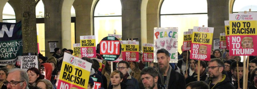 Manchester's Anti-Trump protest