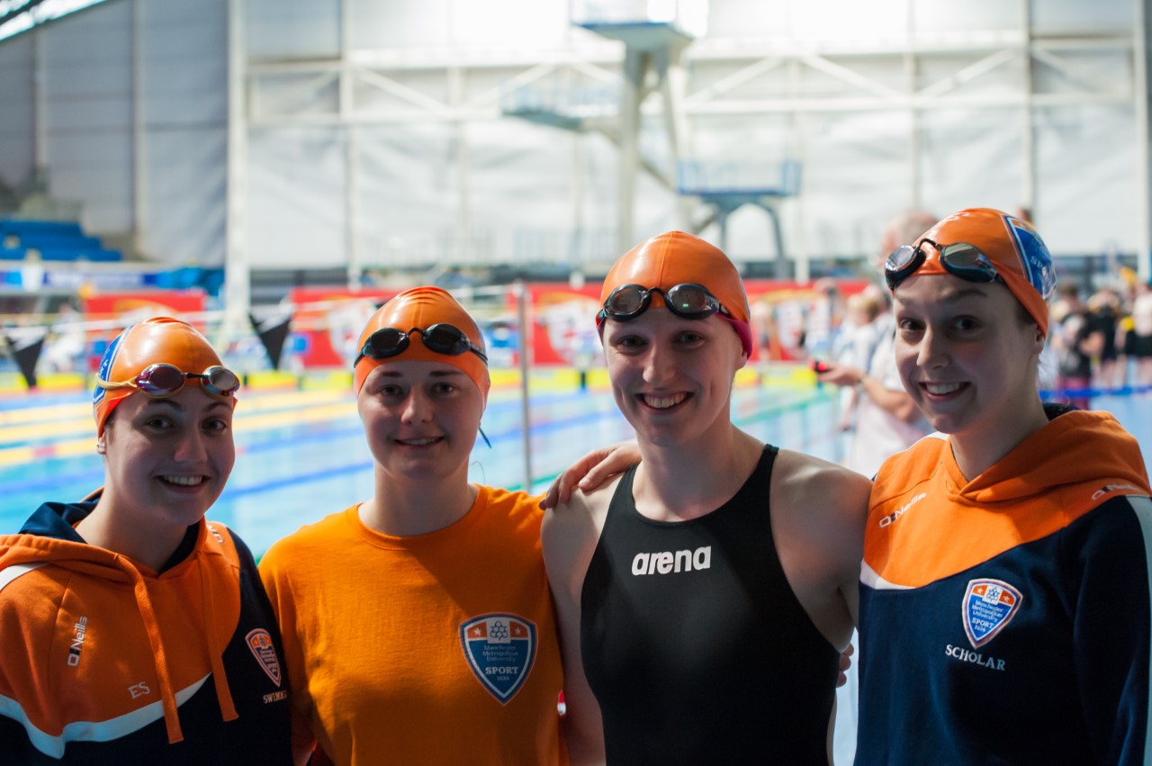 MMU Swimming Team, photo credit: Alex Thurston