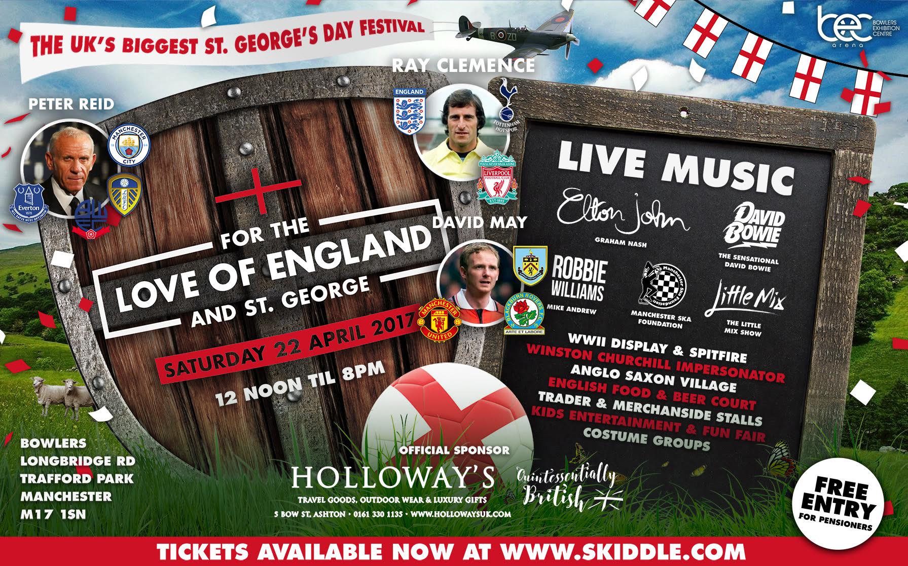 For the Love of England and St. George poster