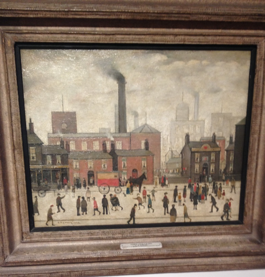 LS Lowry at Manchester Art Gallery.