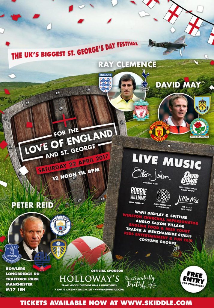 For the Love of England and St. Festival coming to Manchester