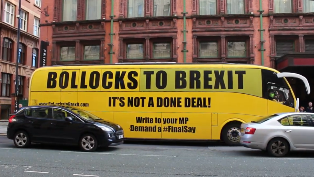 Bollocks to Brexit Bus