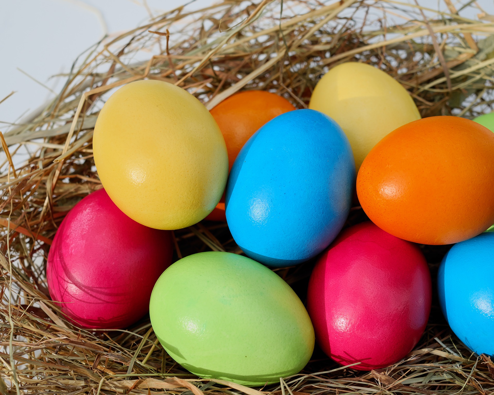 Painted Easter eggs