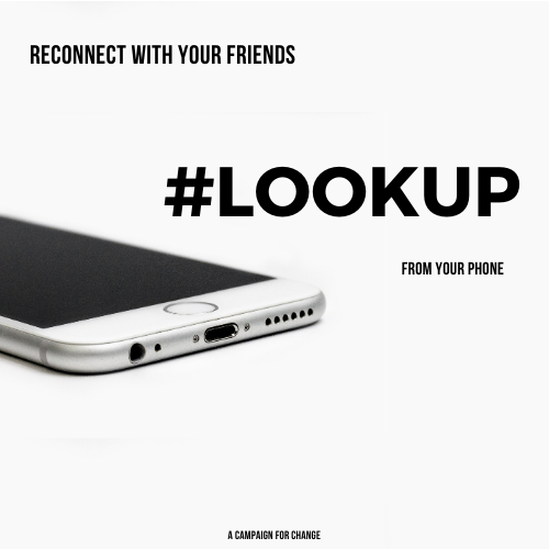 #Lookup campaign logo, smart phone