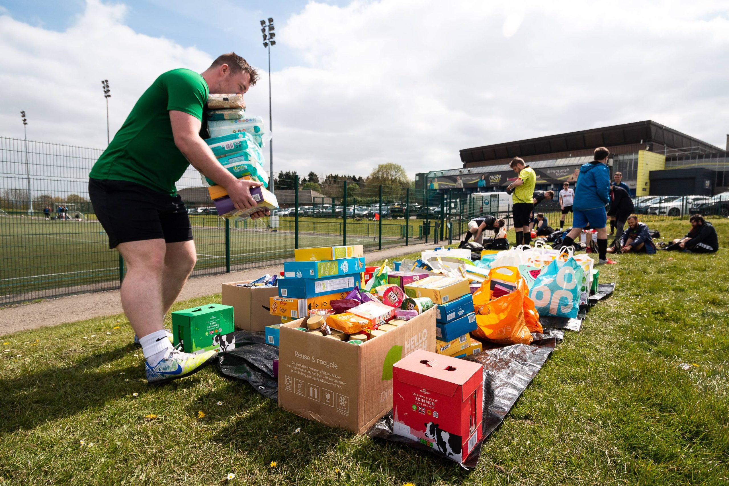 Football for foodbanks, credit : Toby Wildgoose Sports Photography