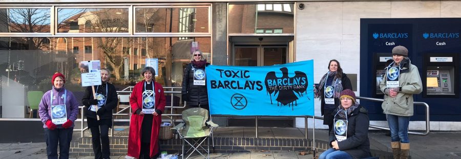People have been holding vigils outside of their local Barclays banks to expose their racial injustice