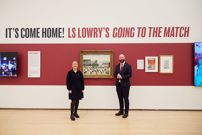 It's come home! LS Lowry's Going to the Match