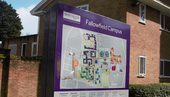 Fallowfield accommodation campus map. Image: Kate Gaetto 