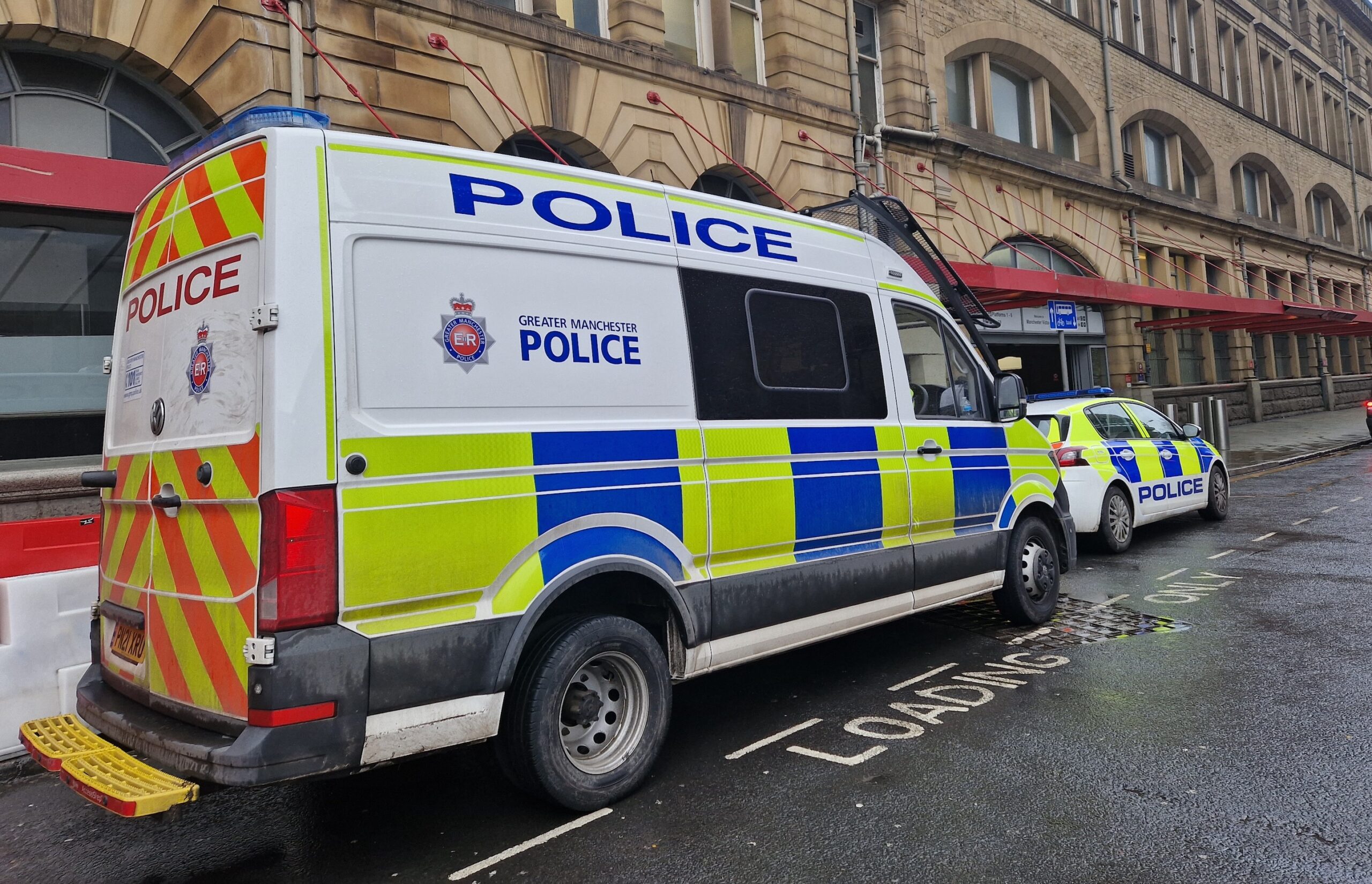 Greater Manchester Police Vans Photo: Ruby Qaimkhani