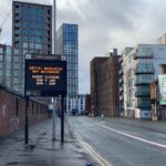 Picture of Manchester City centre on Rochdale Road
