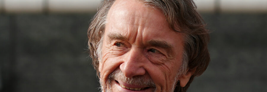 An image of Sir Jim Ratcliffe, controller of footballing operations at Manchester United and chairman of Ineos