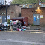 Big pile of rubbish that has been fly-tipped
