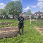Mike, Director of MUD standing at Forever Fields site in Whalley Range