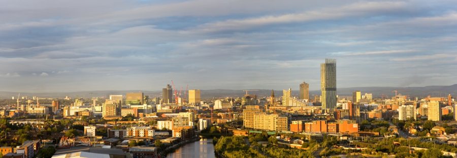 skyline of manchester