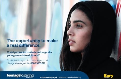Bury Council advert for foster carers