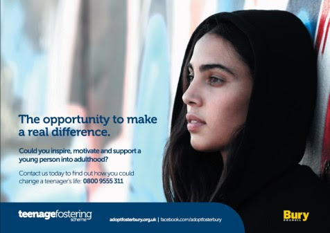 Bury Council advert for foster carers