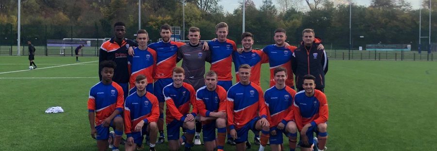 MMU Men's Football 1st Team Squad Photo