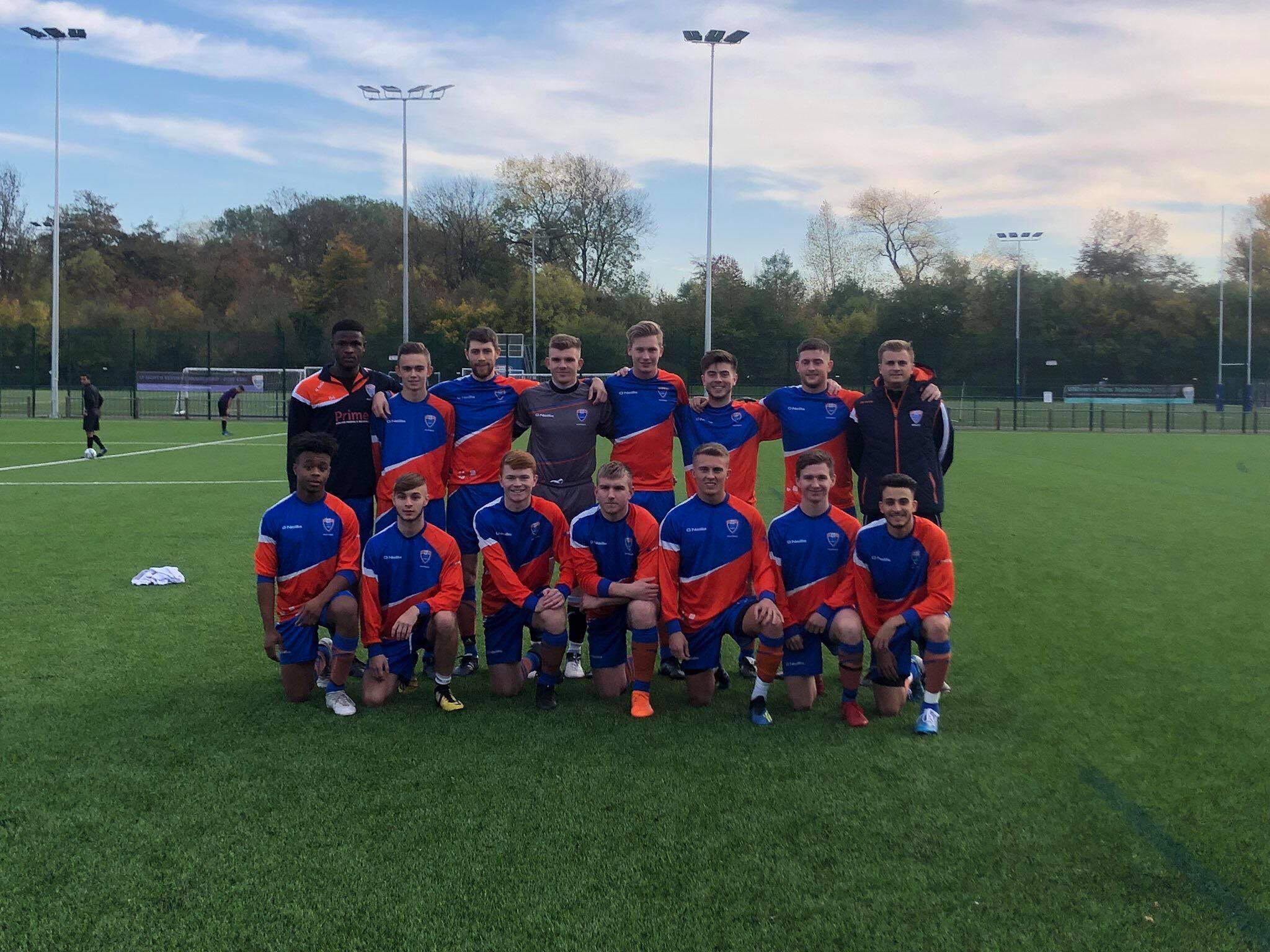 MMU Men's Football 1st Team Squad Photo