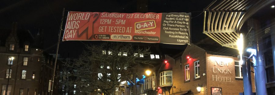 GAY World AIDS Day Banner 2018