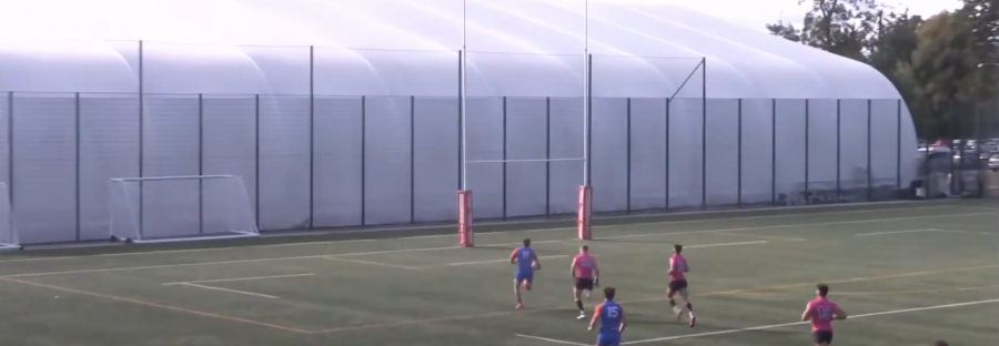 Man Met winger Willem Johnson breaks through to score after an interception against Nottingham Trent in their recent pre-season friendly