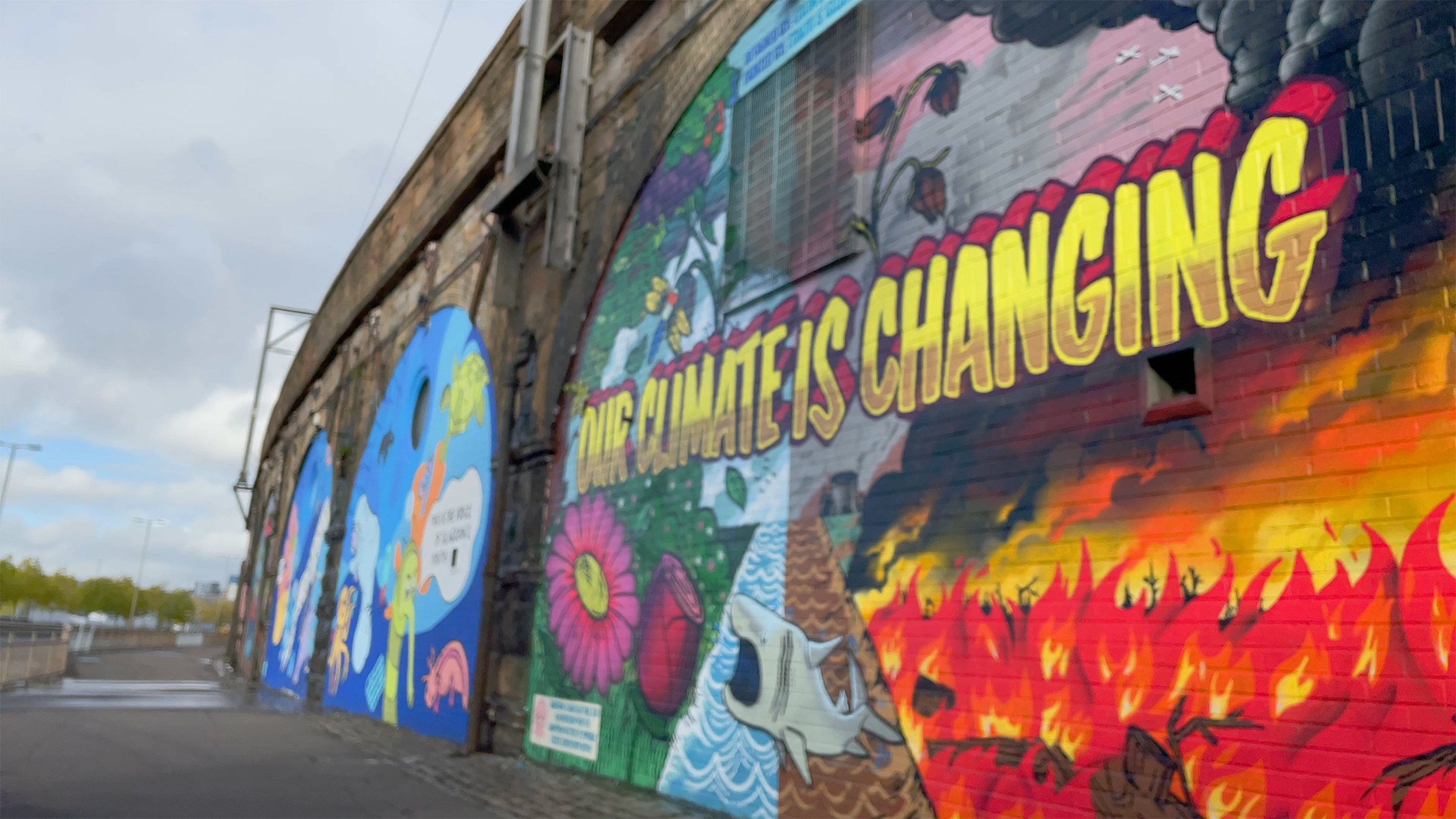 COP26 graffiti