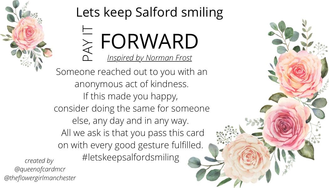 random-act-of-kindness-card-pay-it-forward-lets-keep-salford-smiling-queen-of-card-mcr