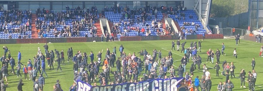 Oldham Fans Protest