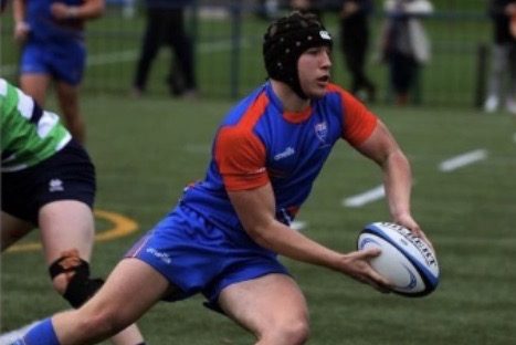 Archie from @mmu_mensrugbyunion Instagram