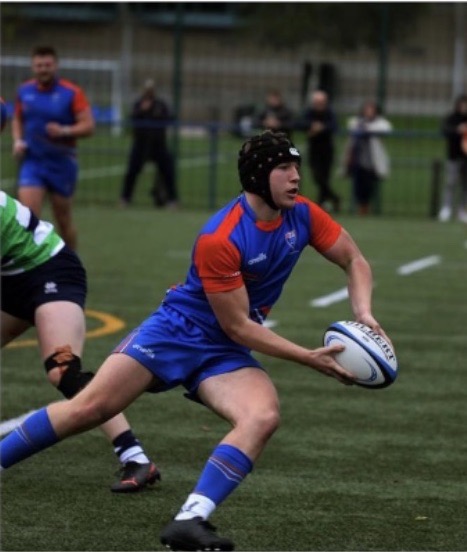 Archie from @mmu_mensrugbyunion Instagram