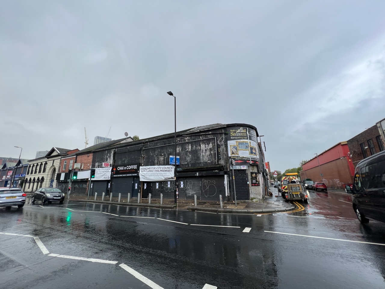 Shops closed down