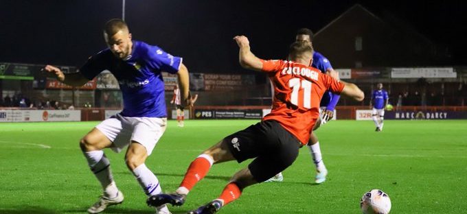 Altrincham v Wealdstone in Vanarma National league