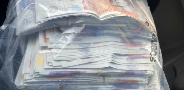 Man found with £10k