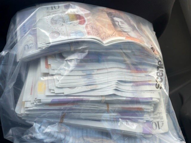 Man found with £10k