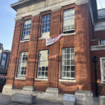 A University of Manchester building which has been occupied by students