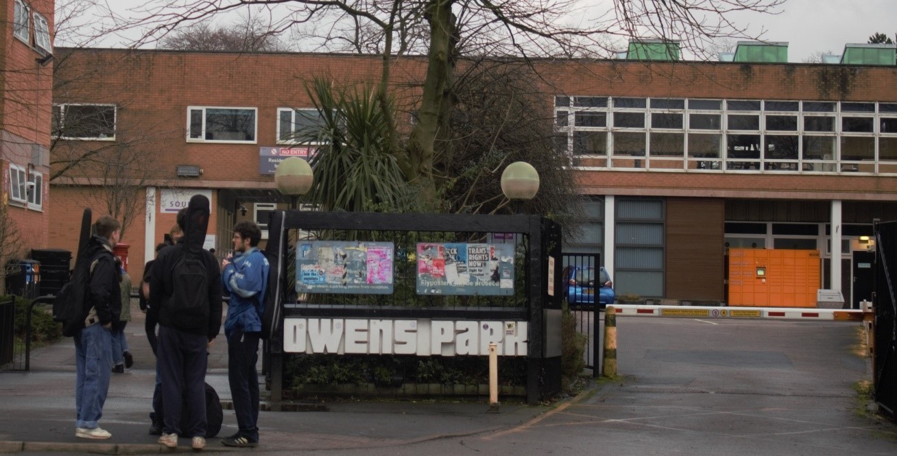 Owens Park entrance, Fallowfield - Image: Kate Gaetto