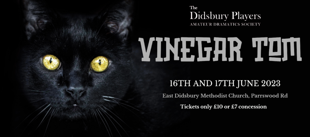 A poster promoting the Didsbury Players next production, Vinegar Tom- Image: The Didsbury Players Facebook