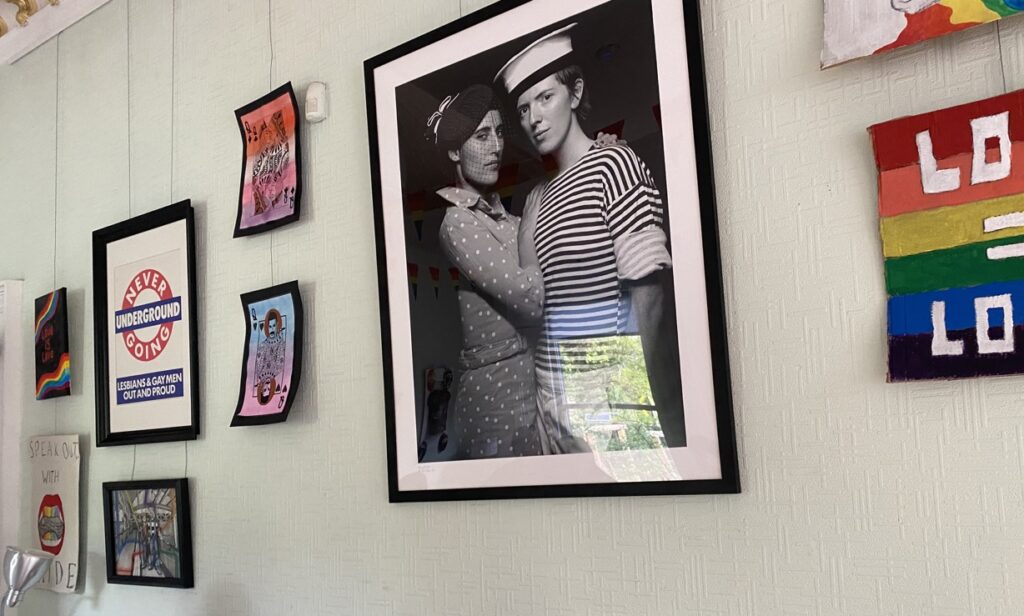 'Proud Hearts' exhibit Pride on the Range 2023 Carlton Club LGBTQ community art paintings craft