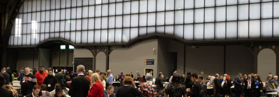 Manchester Central Convention Complex Election Count May 2023 Photo: Ruby Qaimkhani