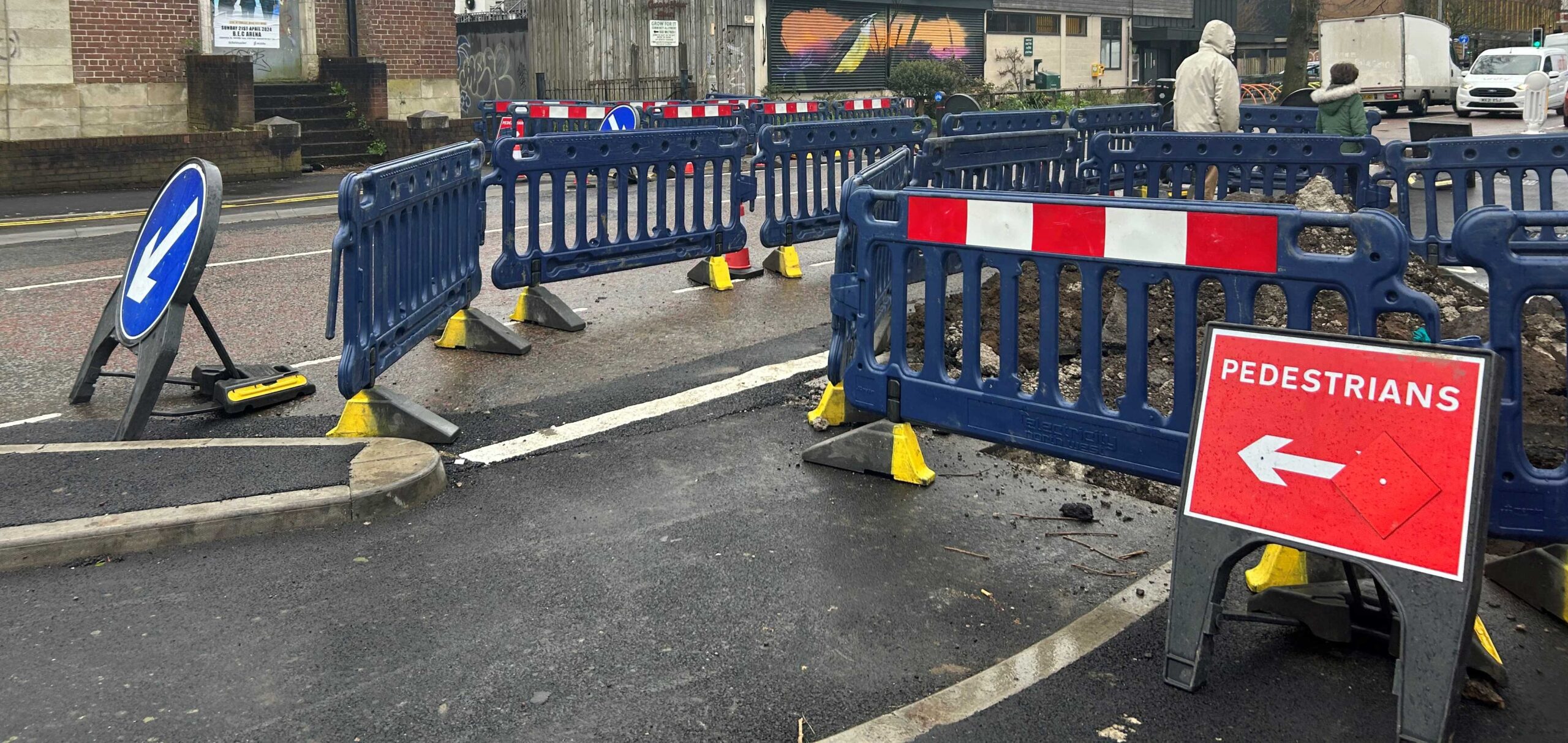 Chorlton roadworks