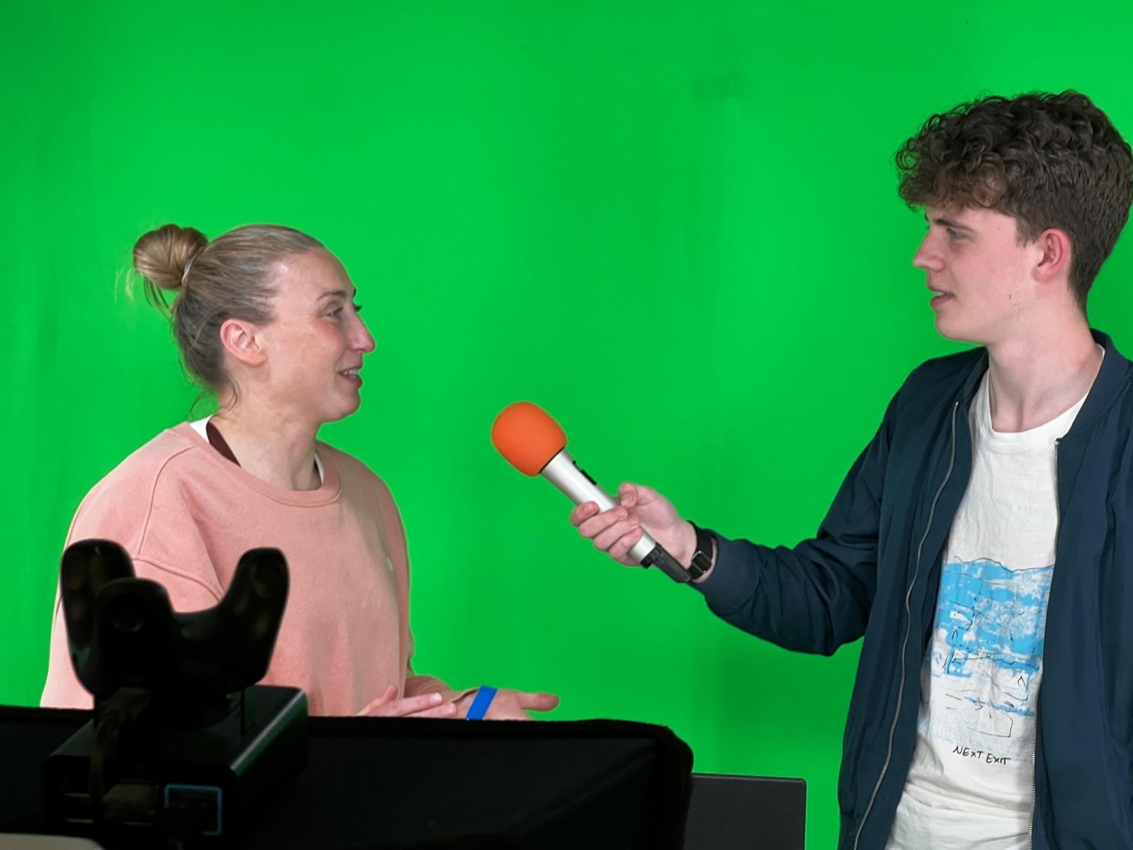 Student Eddie Sneddon interviews a Matchday live contributor