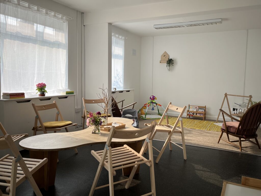 Image of chairs in room of community group