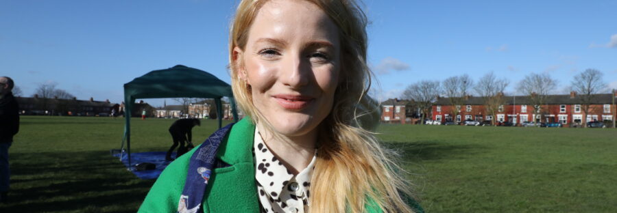 Green party candidate Hannah Spencer